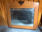 Antieke art deco spiegel ca. 74,5-69 cm., Ophalen, Overige vormen, 50 tot 100 cm, Minder dan 100 cm
