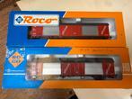Twee postrijtuigen van PTT post Roco 46273 4387A ovp izgst, Gelijkstroom, Nnb, Nnb, Wagon