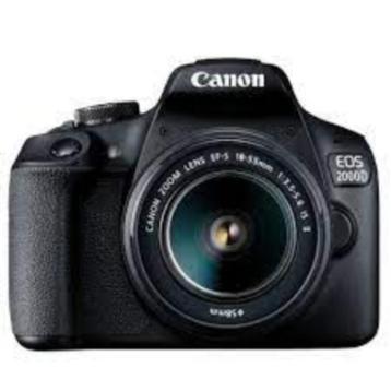 Canon eos 2000d + 18-55 Nieuw 2 jaar garantie beschikbaar voor biedingen