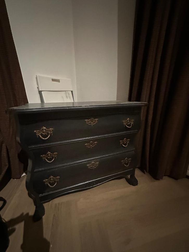 Mooie vintage kast, Huis en Inrichting, Kasten | Ladekasten, Gebruikt, Minder dan 100 cm, 50 tot 100 cm, 25 tot 50 cm, 3 of 4 laden