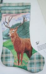 Borduurpatroon  Hert op Kerst sok  nr 9737, Verzenden, Nieuw, Handborduren, Patroon