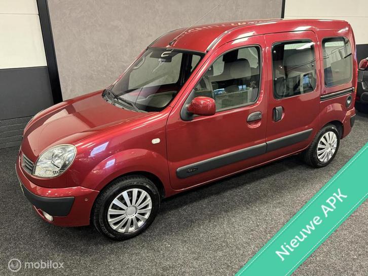 Renault Kangoo combi 1.2-16V TREKHAAK / 2 SCHUIFDEUREN / NIE, Auto's, Renault, Bedrijf, Te koop, Kangoo, Airbags, Airconditioning