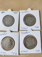 Zilveren guldens, Postzegels en Munten, Munten | Nederland, Ophalen of Verzenden, Koningin Juliana, Zilver