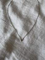 Go Dutch Label ketting zilver met V hanger bedel Day & Eve, Verstelbaar, Ophalen of Verzenden, Zo goed als nieuw, Zilver