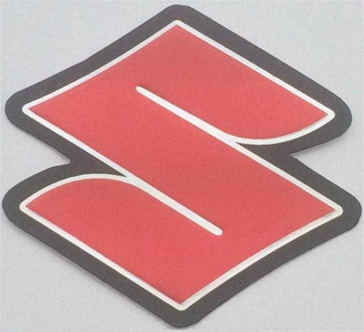Suzuki metallic sticker #11, Motoren, Accessoires | Stickers, Verzenden
