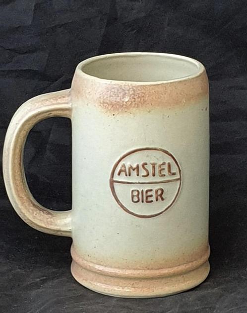 Amstel bier pul uit de jaren zestig bierpul (120), Verzamelen, Biermerken, Gebruikt, Pul(len), Amstel, Ophalen of Verzenden