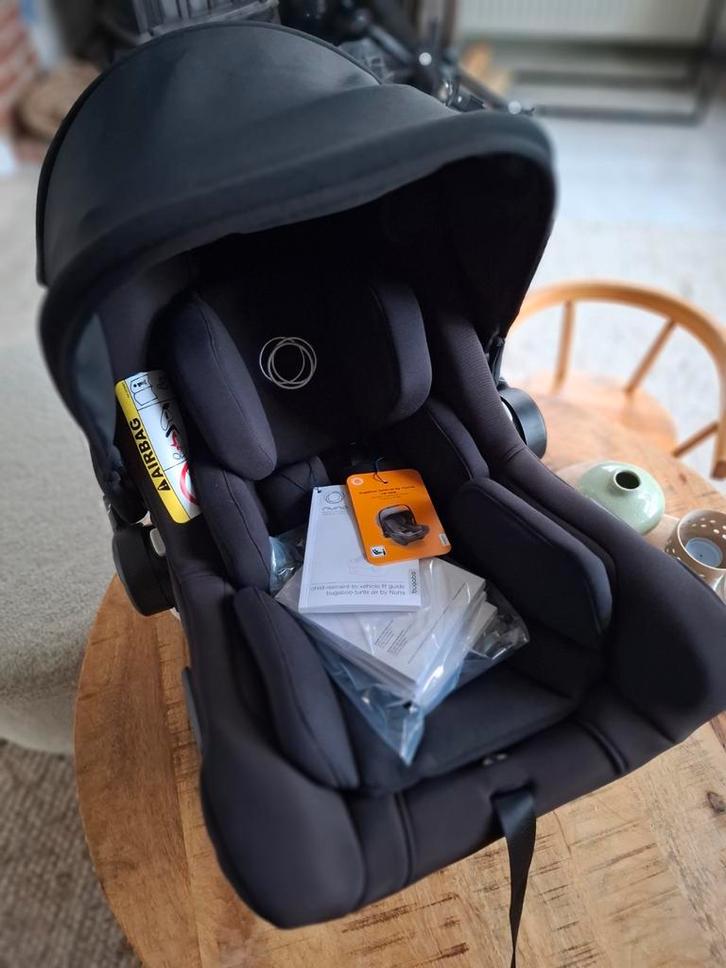 Bugaboo turtle air by Nuna  | zwart, Kinderen en Baby's, Autostoeltjes, Nieuw, Overige merken, 0 t/m 13 kg, Autogordel of Isofix