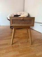 Rotan Nachtkastje met Lade, Huis en Inrichting, Slaapkamer | Nachtkastjes, Ophalen, Minder dan 45 cm, Zo goed als nieuw, Minder dan 55 cm