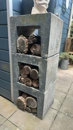 3 betonnen U elementen, Tuin en Terras, Bloembakken en Plantenbakken, Ophalen, Zo goed als nieuw, Rond, Minder dan 60 cm