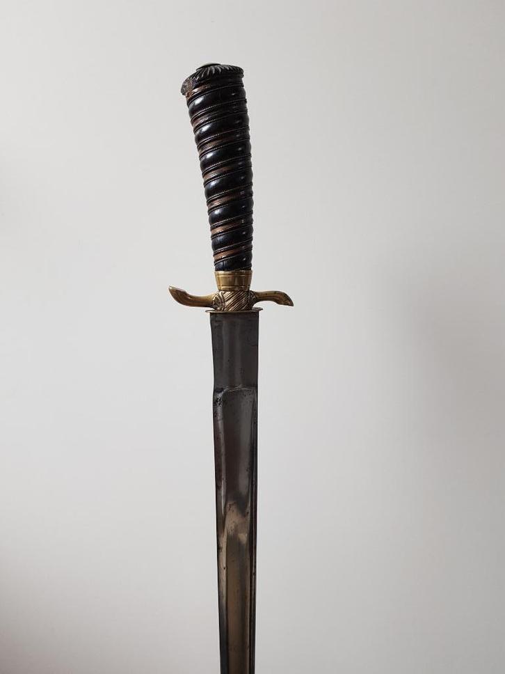 Een jachtdolk, jachtsabel, hartsvanger,  late 18e eeuw, Verzamelen, Militaria | Algemeen, Overige soorten, Zwaard of Sabel, Overige gebieden