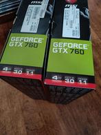 2x GeForce GTX 760 4gb versie compleet met doos, Computers en Software, Videokaarten, PCI-Express 3, GDDR5, DisplayPort, Ophalen of Verzenden