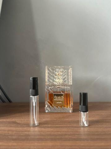 Lattafa Khamrah 2ML/5ML Parfum Sample - Tester - Decant beschikbaar voor biedingen