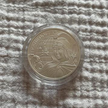 Saint Helena Modern British Trade Dollar 2022 proof 1oz . beschikbaar voor biedingen