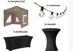 te huur: partytent feestpakket, Ophalen of Verzenden, Zo goed als nieuw, Overige