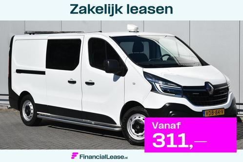 Renault Trafic 2.0 dCi 120 Pk L2H1 DC Inrichting Navi 6 Pers, Auto's, Bestelauto's, Bedrijf, Lease, Financial lease, ABS, Airbags