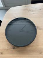 Huygens tone wandklok zwart, Huis en Inrichting, Ophalen of Verzenden, Zo goed als nieuw, Wandklok