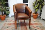 schapenleren stoel, Ophalen, Gebruikt, 50 tot 75 cm, Leer