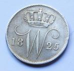**  1825  -  Nederland  - 25 Cent Willem 1 -- Zilver  **, Verzenden, Zilver, 25 cent, Koning Willem I