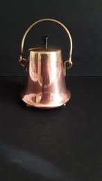 2  Doof potjes voor sier van koper op balpootjes, Ophalen of Verzenden, Koper