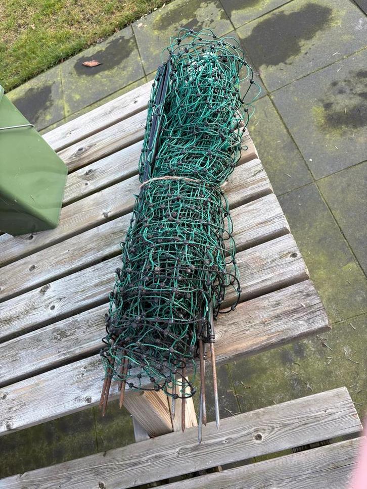 Gallagher kippennet 12m- Afrasteringsnet, Tuin en Terras, Gaas en Draad, Gebruikt, Gaas, 20 meter of meer, Ophalen of Verzenden