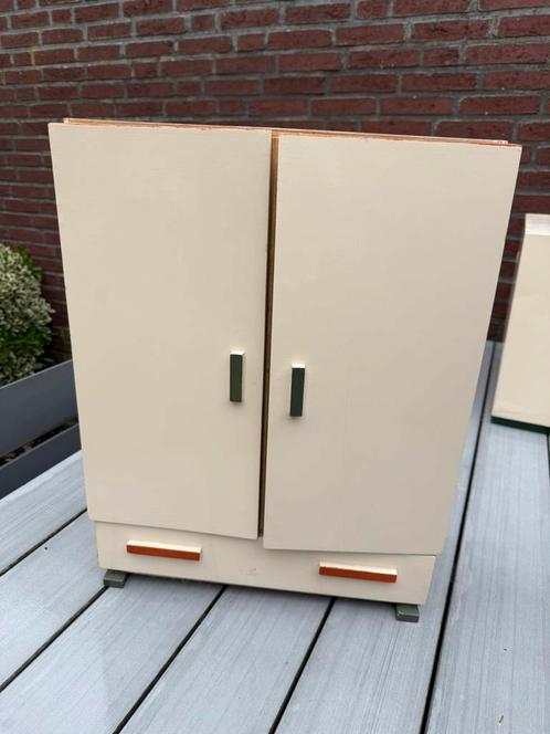 Prachtige ADO speelgoed houten poppen kleding kast, Antiek en Kunst, Antiek | Speelgoed, Ophalen of Verzenden
