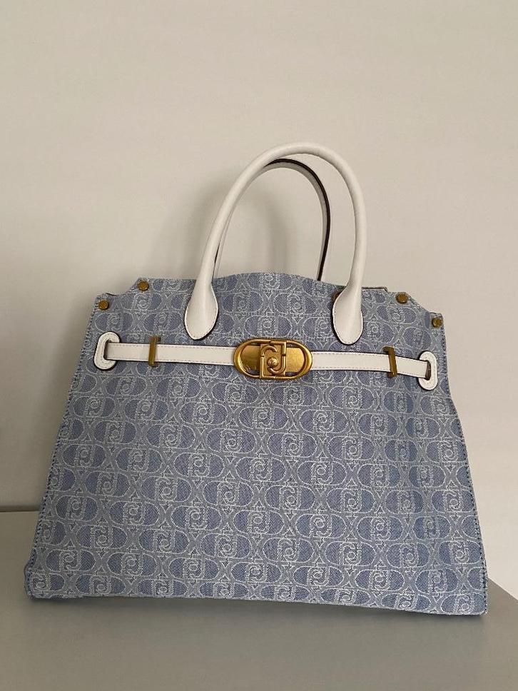 Nieuwe handtas van Liu Jo - lichtblauw/wit, Sieraden, Tassen en Uiterlijk, Tassen | Damestassen, Nieuw, Handtas, Blauw, Ophalen of Verzenden