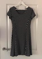 Polkadot jurk zwart M, Maat 38/40 (M), Zwart, Ophalen of Verzenden, Zo goed als nieuw
