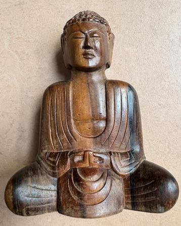 Fraai houten Boeddhabeeldje, 11.5 cm beschikbaar voor biedingen