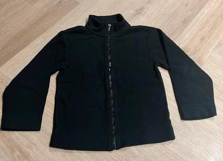 Ski pully trui vest zwart met rits 140 146, Sport en Fitness, Skiën en Langlaufen, Zo goed als nieuw, Kleding, Overige merken