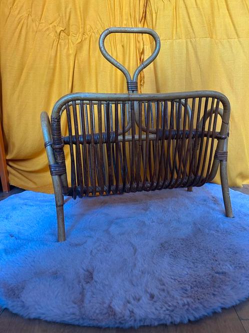Rohé Rotan Lectuurbak Vintage, Huis en Inrichting, Woonaccessoires | Krantenbakken en Lectuurbakken, Gebruikt, Ophalen of Verzenden