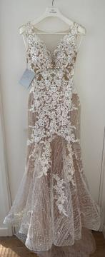 Tina Valerdi Roxy wedding dress, Kleding | Dames, Trouwkleding en Trouwaccessoires, Trouwjurk, Beige, Nieuw, Ophalen of Verzenden
