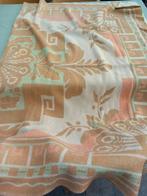 Wollen Deken ca. 170x220 - Vintage, Ophalen, Gebruikt, Crème, 150 tot 200 cm
