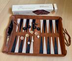 Backgammon Sondergut (Leer, oprolbaar), Een of twee spelers, Ophalen of Verzenden, Zo goed als nieuw, Reisspel
