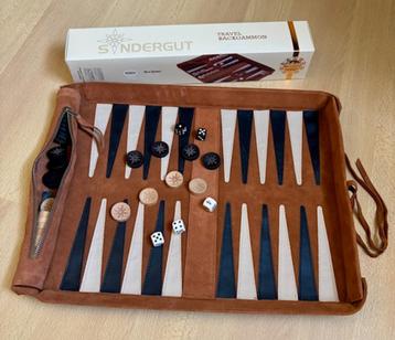 Backgammon Sondergut (Leer, oprolbaar) beschikbaar voor biedingen