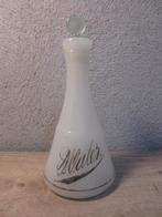 Antieke glazen waterfles karaf met stolp, Ophalen of Verzenden