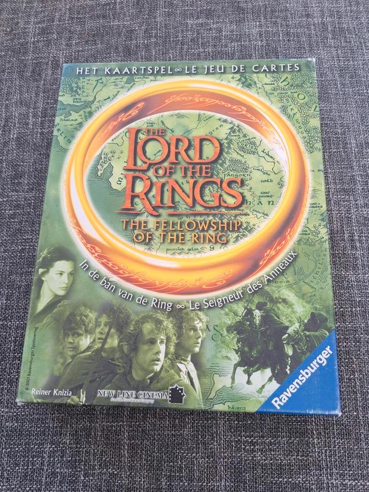 Lord of the Rings: Fellowship of the Ring kaartspel, Hobby en Vrije tijd, Gezelschapsspellen | Bordspellen, Zo goed als nieuw