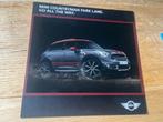 Mini Countryman Park Lane autofolder 2015 brochure, Ophalen of Verzenden, Zo goed als nieuw, Overige merken