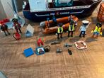 Containerschip playmobil en douaneboot, Kinderen en Baby's, Speelgoed | Playmobil, Ophalen, Zo goed als nieuw