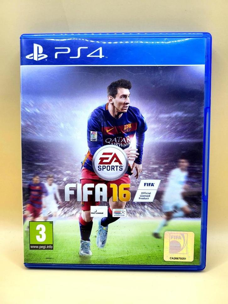 Fifa 16 - PS4, Spelcomputers en Games, Games | Sony PlayStation 4, Gebruikt, Sport, 3 spelers of meer, Vanaf 3 jaar, Eén computer