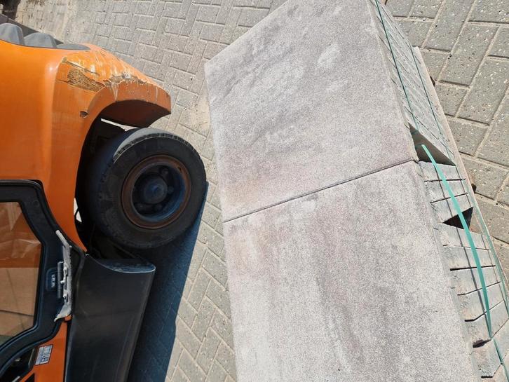 Betontegel 50x50x4 ivory, Tuin en Terras, Tegels en Klinkers, Nieuw, Terrastegels, Beton, Ophalen