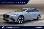 Volvo V90 T6 Recharge AWD Ultimate Dark | Luchtvering | Pano, Auto's, 4 cilinders, 129 €/maand, 125 km/l, Te koop