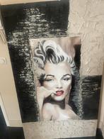 Groot Schilderij Marilyn Monroe 1.55 hoog en 0.91 breed, Huis en Inrichting, Woonaccessoires | Schilderijen, Tekeningen en Foto's