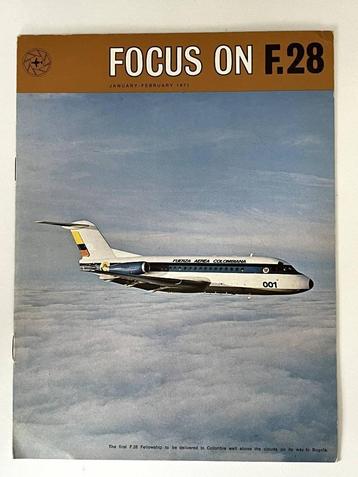 Focus on Fokker F.28 January - February 1971 beschikbaar voor biedingen