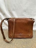 Jerome dreyfuss bag igor bruin flapbag leather tas, Ophalen of Verzenden, Zo goed als nieuw, Bruin