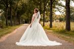 Prachtige Trouwjurk met Vlinders - Maat 38/40, Trouwjurk, Wit, Ophalen of Verzenden, Gedragen