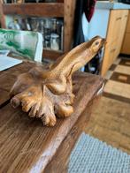 Hagedis gesneden uit burlhout, Ophalen of Verzenden