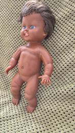 Vintage donkere pop, zwart gekleurd, Rubbertoys Italy. T7, Tweedehands verkoop, Tweedehands verkoop, Gebruikt, Ophalen of Verzenden