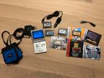 Nintendo gameboy advance sp origineel complete set, Ophalen of Verzenden, Zo goed als nieuw, Game Boy Advance SP, Met games