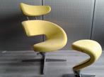 Variér (Stokke) Peel (Limoengeel), Als Nieuw!, Huis en Inrichting, Fauteuils, Ophalen, Metaal, Zo goed als nieuw, Variér