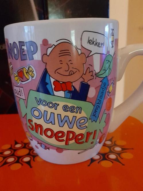 Paper Dreams Mok Cartoon-stijl Ouwe Snoeper, Hobby en Vrije tijd, Feestartikelen, Gebruikt, Feestartikel, Ophalen of Verzenden